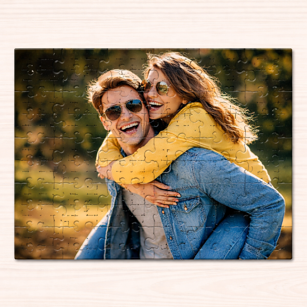 Personalised Photo Jigsaw Puzzle – Custom Printed Puzzle Gift