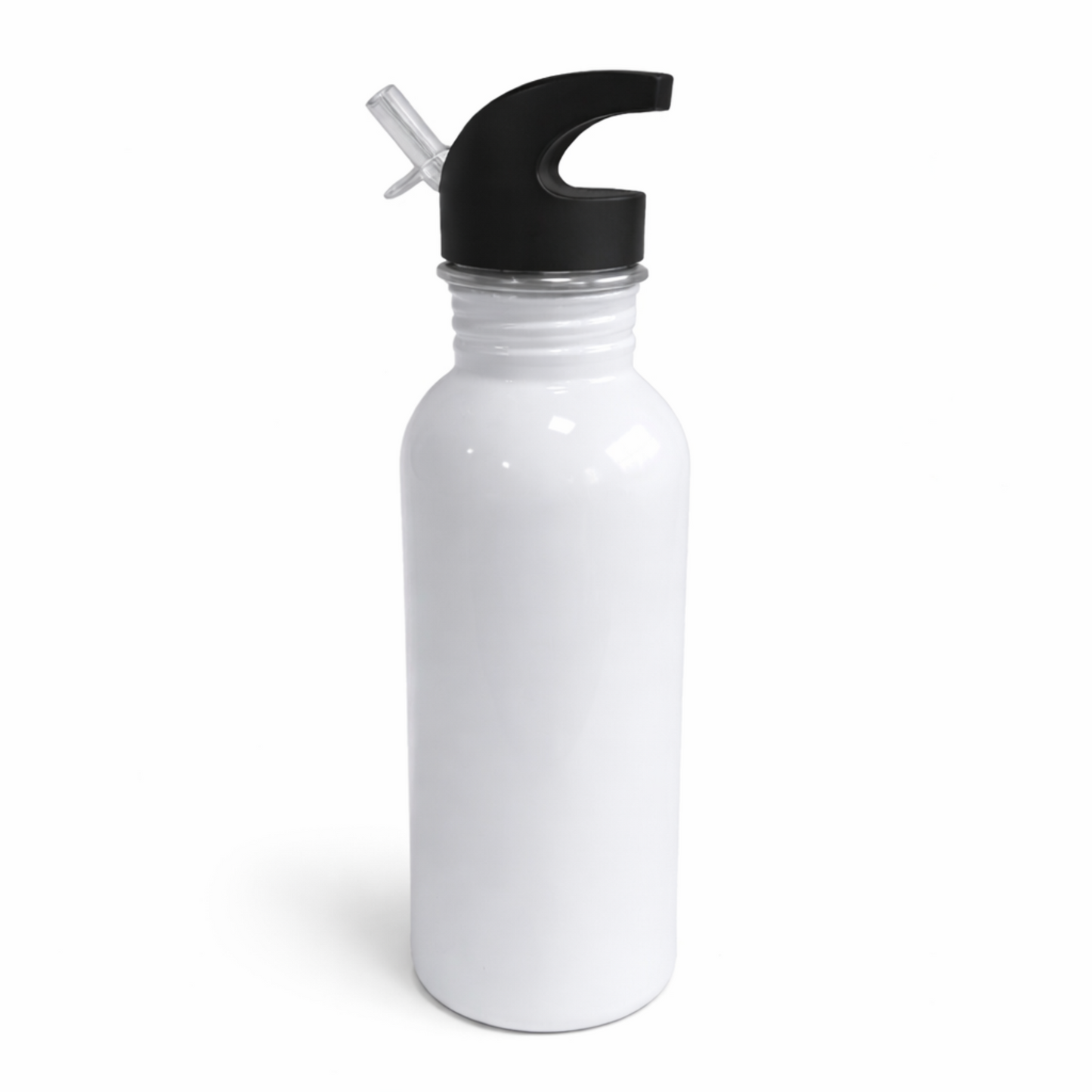 Personalised Aluminium Water Bottle – White