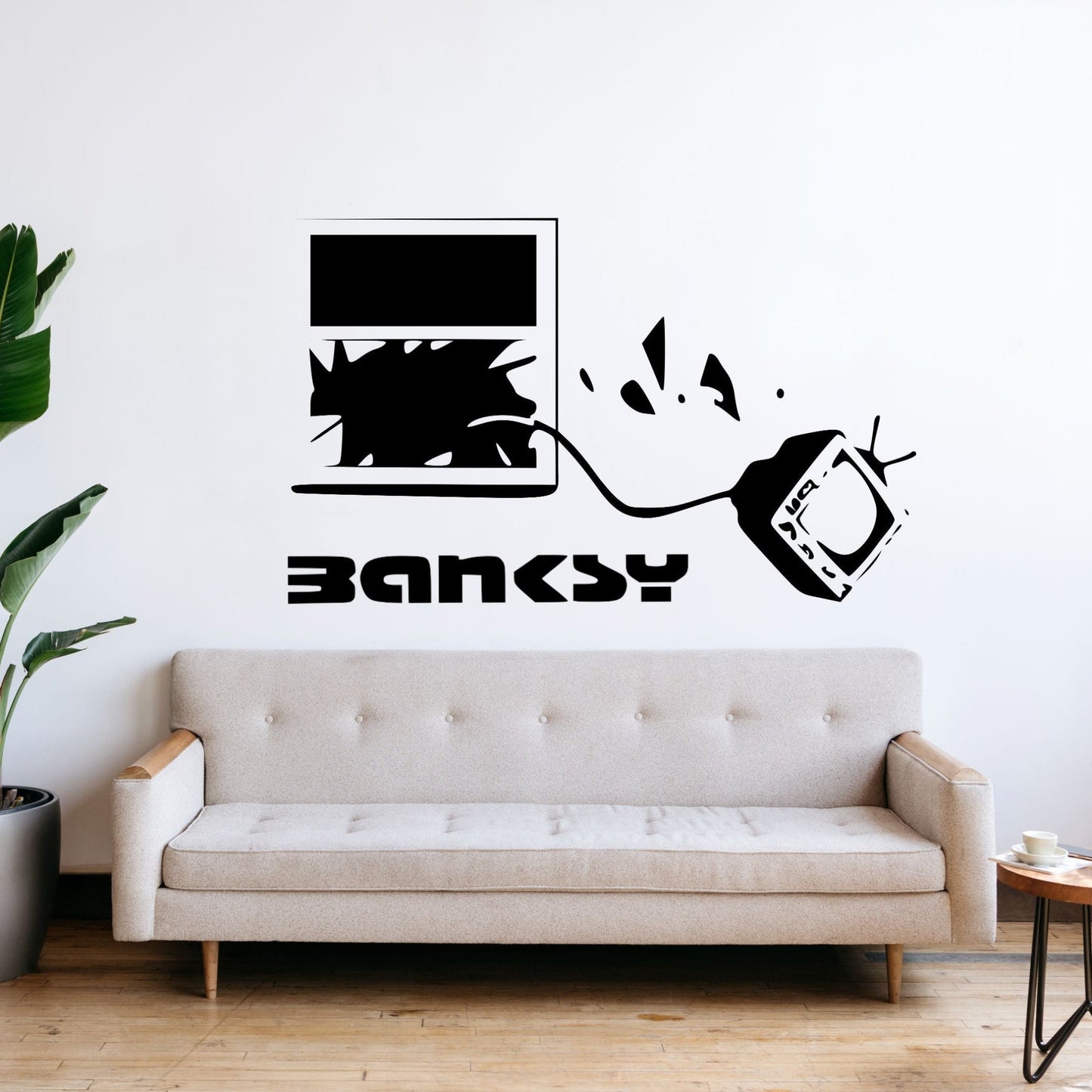 Bansky Recyle - Vinyl Wall Decal – Street Art Style Wall Sticker