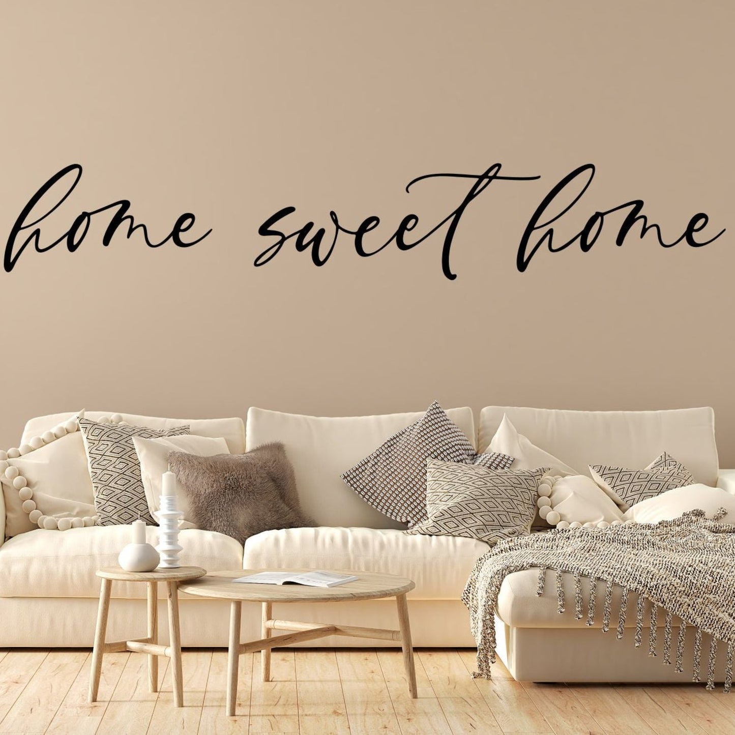 Home Sweet Home – Script Vinyl Wall Decal