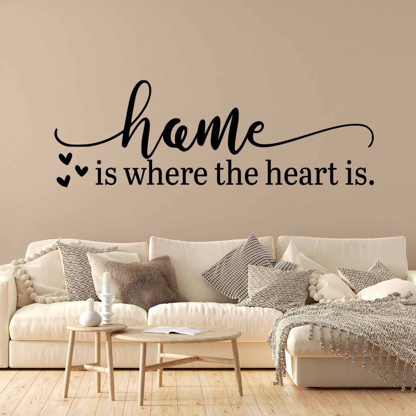 Home Is Where The Heart Is – Vinyl Wall Decal