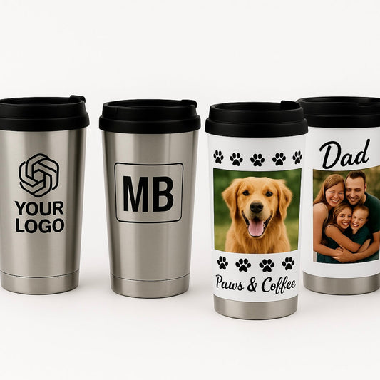 Personalised Travel Thermos Mug (16oz / 473ml)