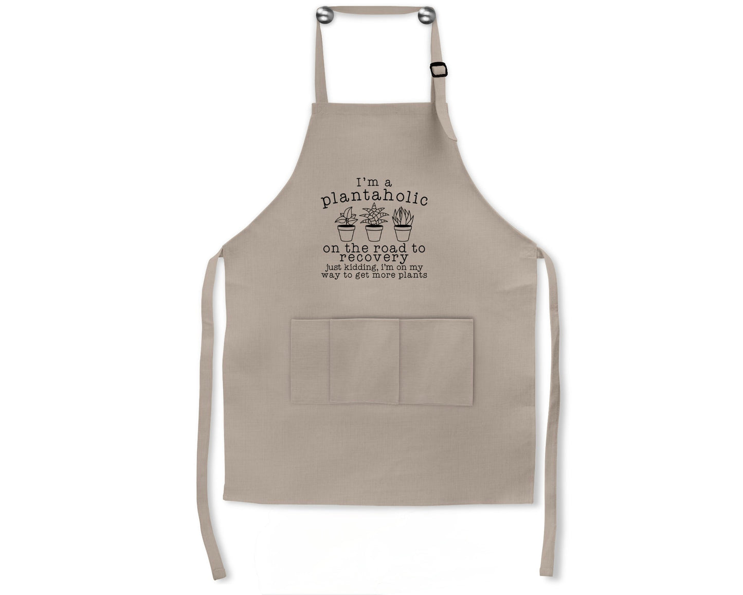 Gardening Apron with Funny quotes –  Practical Tool Apron with Pockets