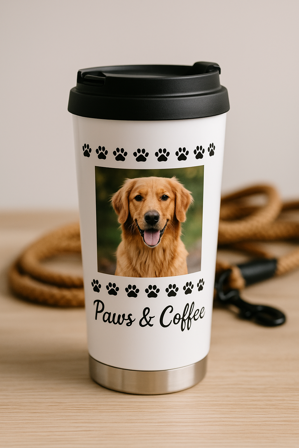 Personalised Travel Thermos Mug (16oz / 473ml)