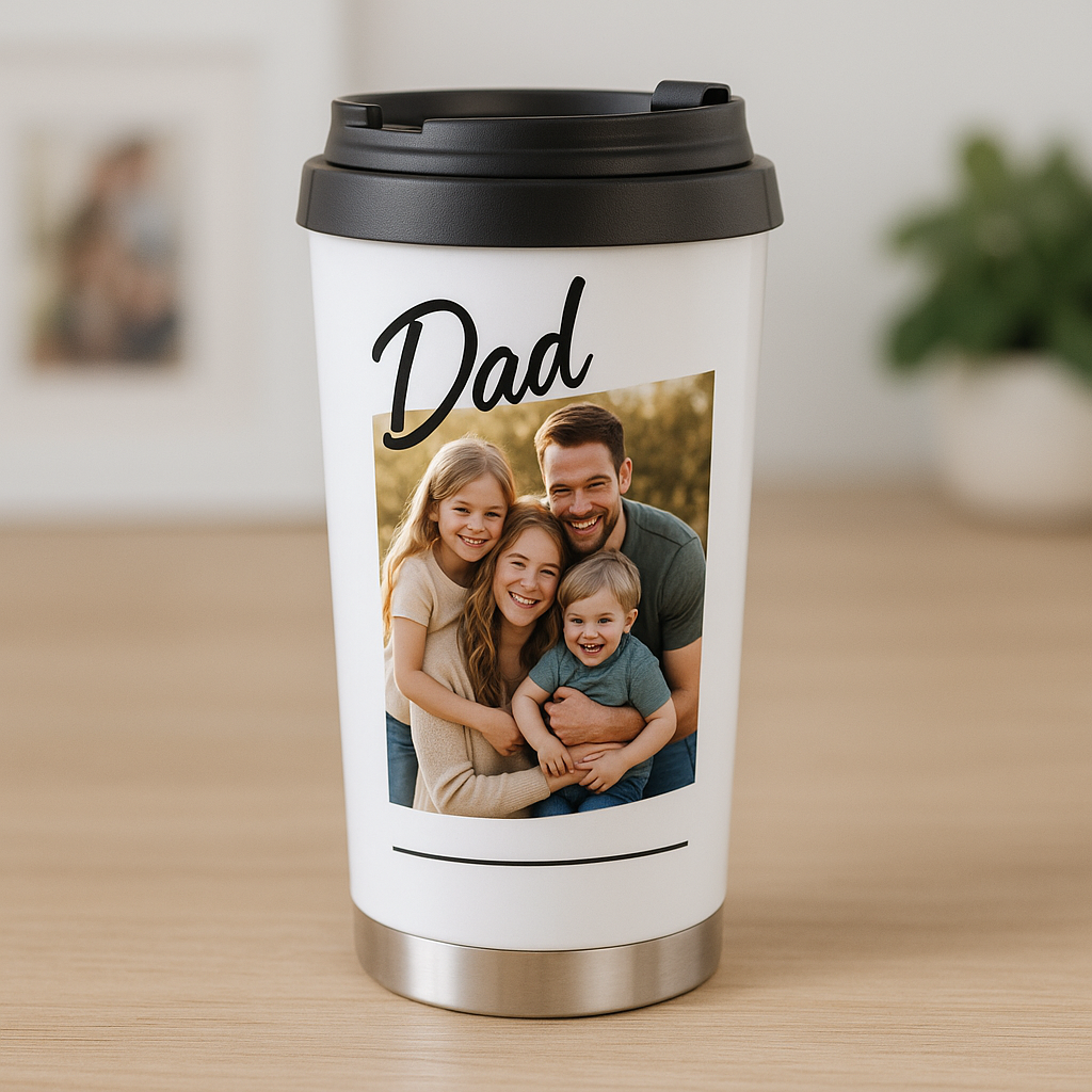 Personalised Travel Thermos Mug (16oz / 473ml)