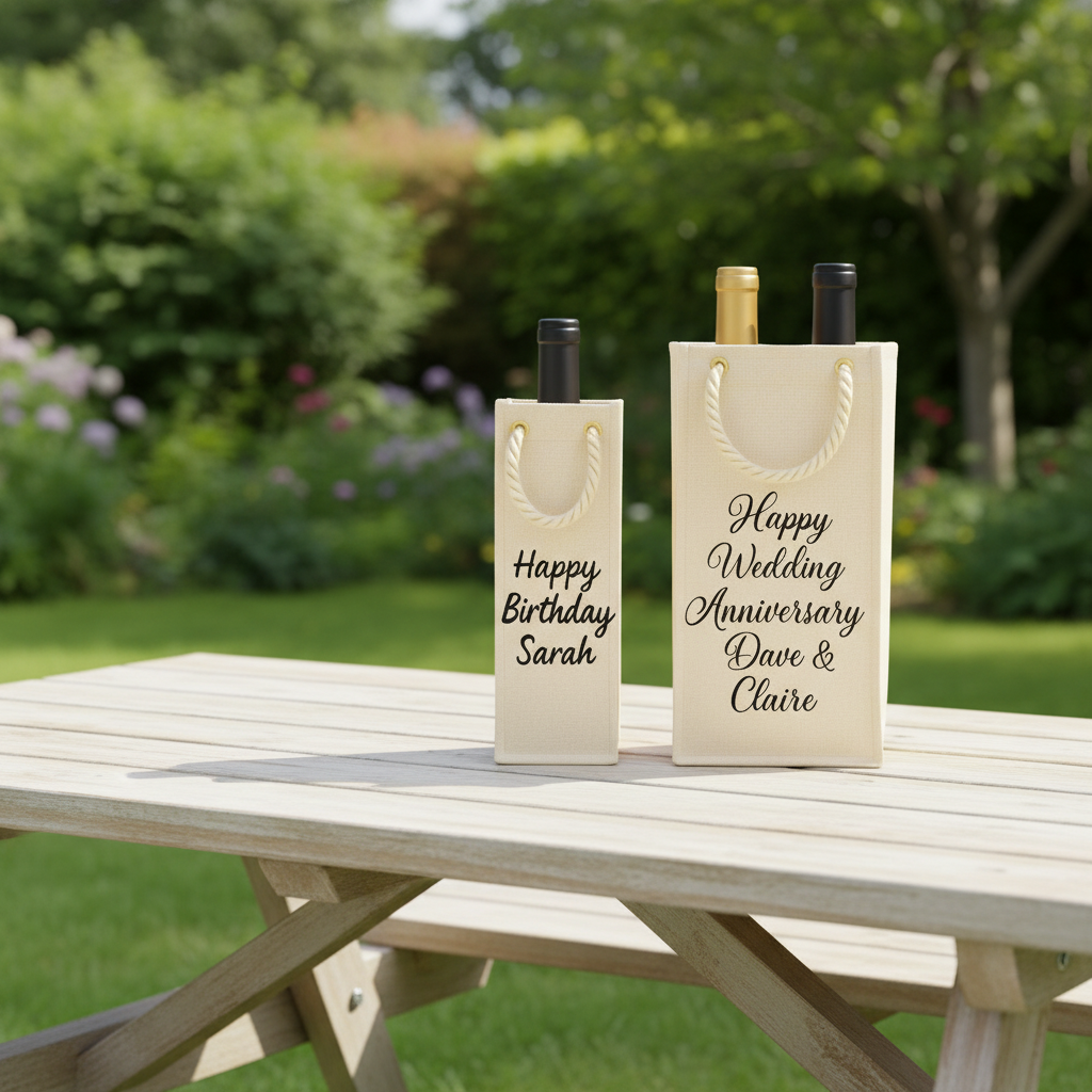 Personalised Bottle Bags