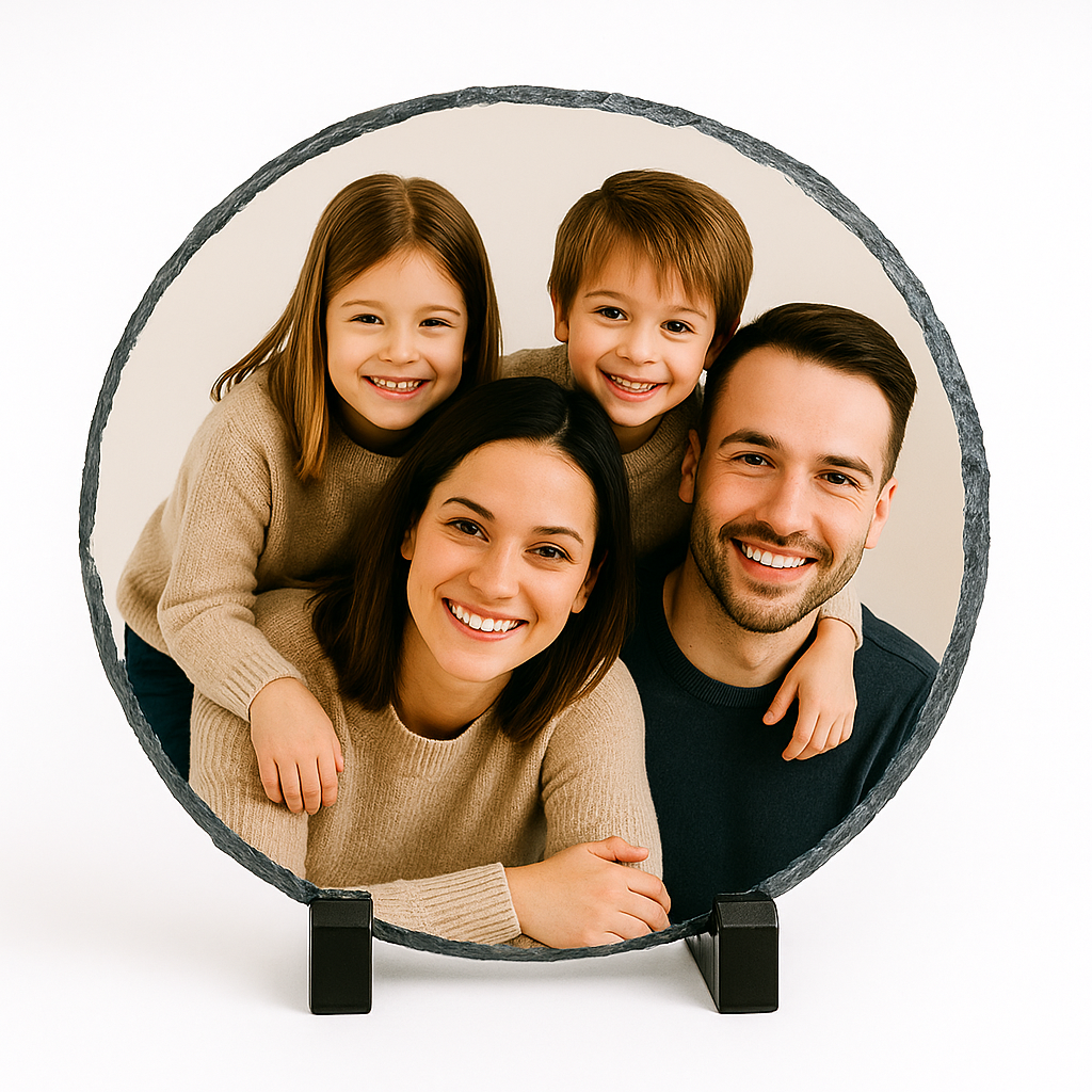 Personalised Photo Slate – Multiple Shapes & Sizes