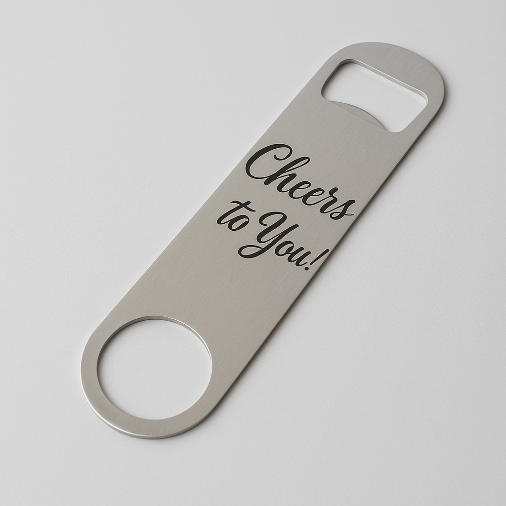 Personalised Stainless Steel Bottle Opener