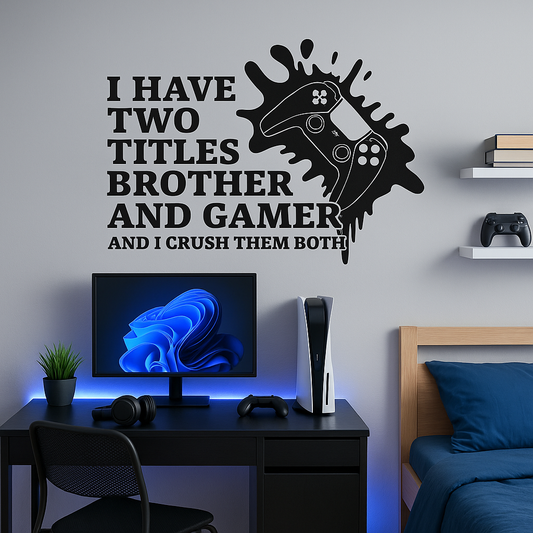 Wall Decal – Vinyl Gaming Room Sticker