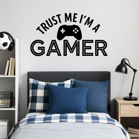 Trust Me I’m a Gamer – Vinyl Wall Decal