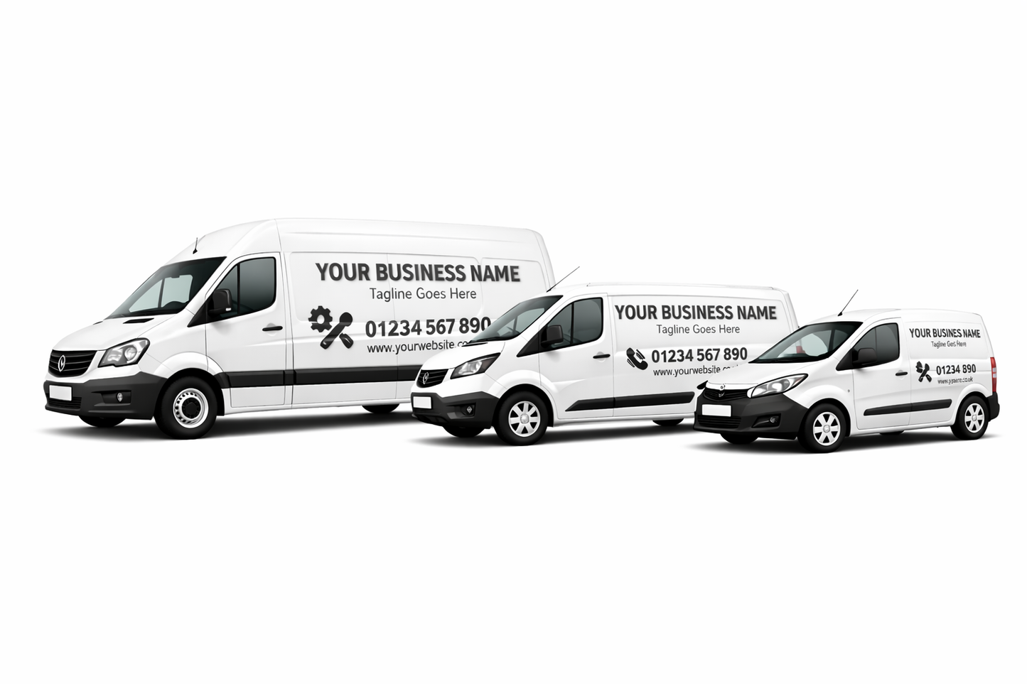 Custom Van Decal Kit – Business Vehicle Vinyl Signage