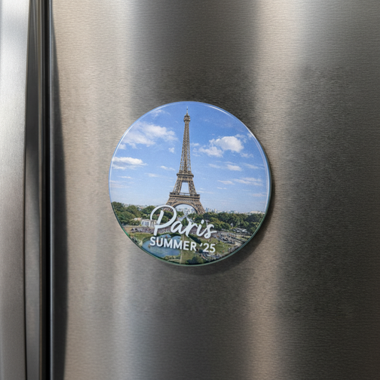 Personalised Fridge Magnet – Custom Photo & Text