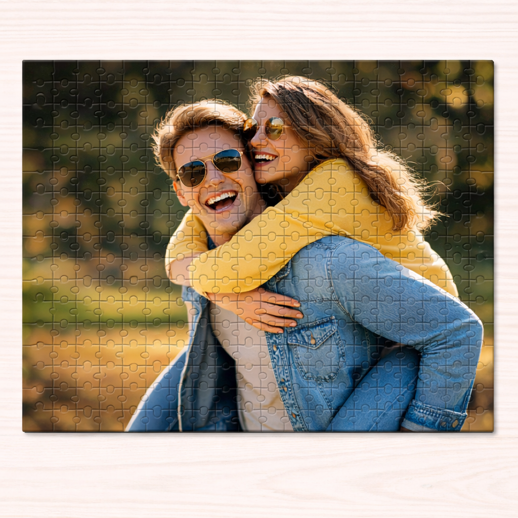 Personalised Photo Jigsaw Puzzle – Custom Printed Puzzle Gift