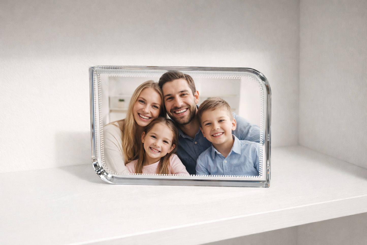 Personalised Crystal Photo Blocks – Family, Pet & Sports Memories | Custom Photo Gift