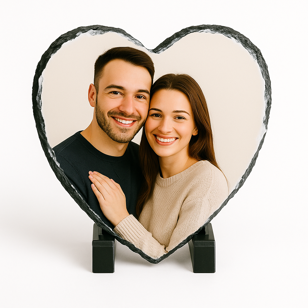 Personalised Photo Slate – Multiple Shapes & Sizes