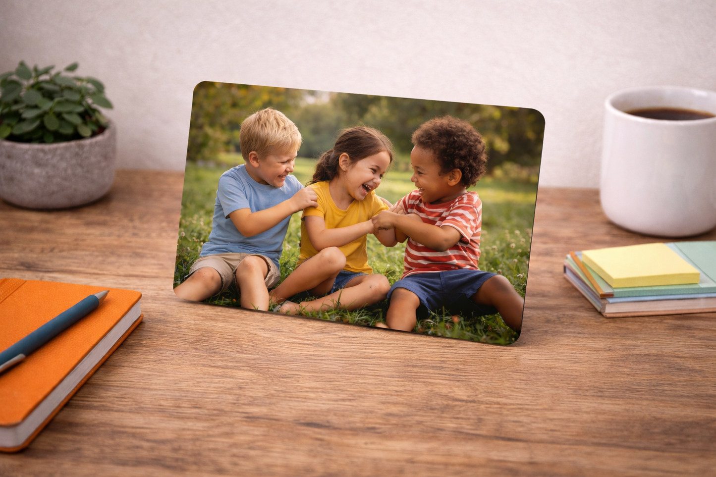 Personalised Aluminium Photo Print – Wall or Desk Display