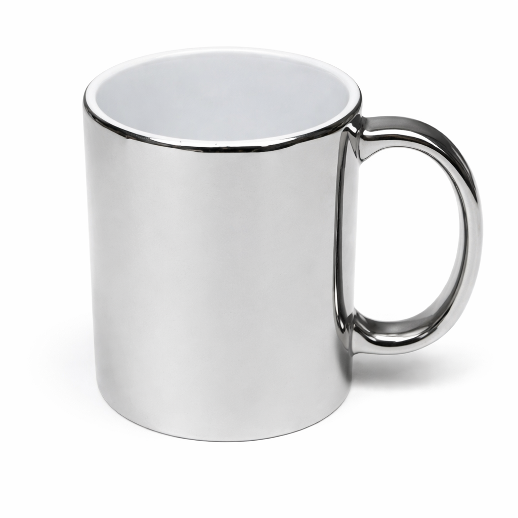 Personalised Metallic Mug – Gold, Silver or Rose Gold | Custom Photo & Text Cup