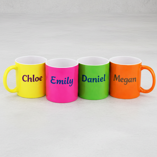 Bright Coloured Ceramic Sublimation Mugs