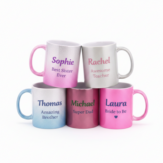 Glitter & Metallic 11oz Sublimation Mugs