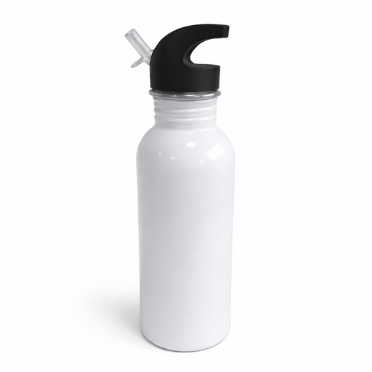 Personalised Aluminium Water Bottle – White