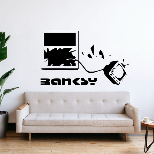 Bansky Recyle - Vinyl Wall Decal – Street Art Style Wall Sticker