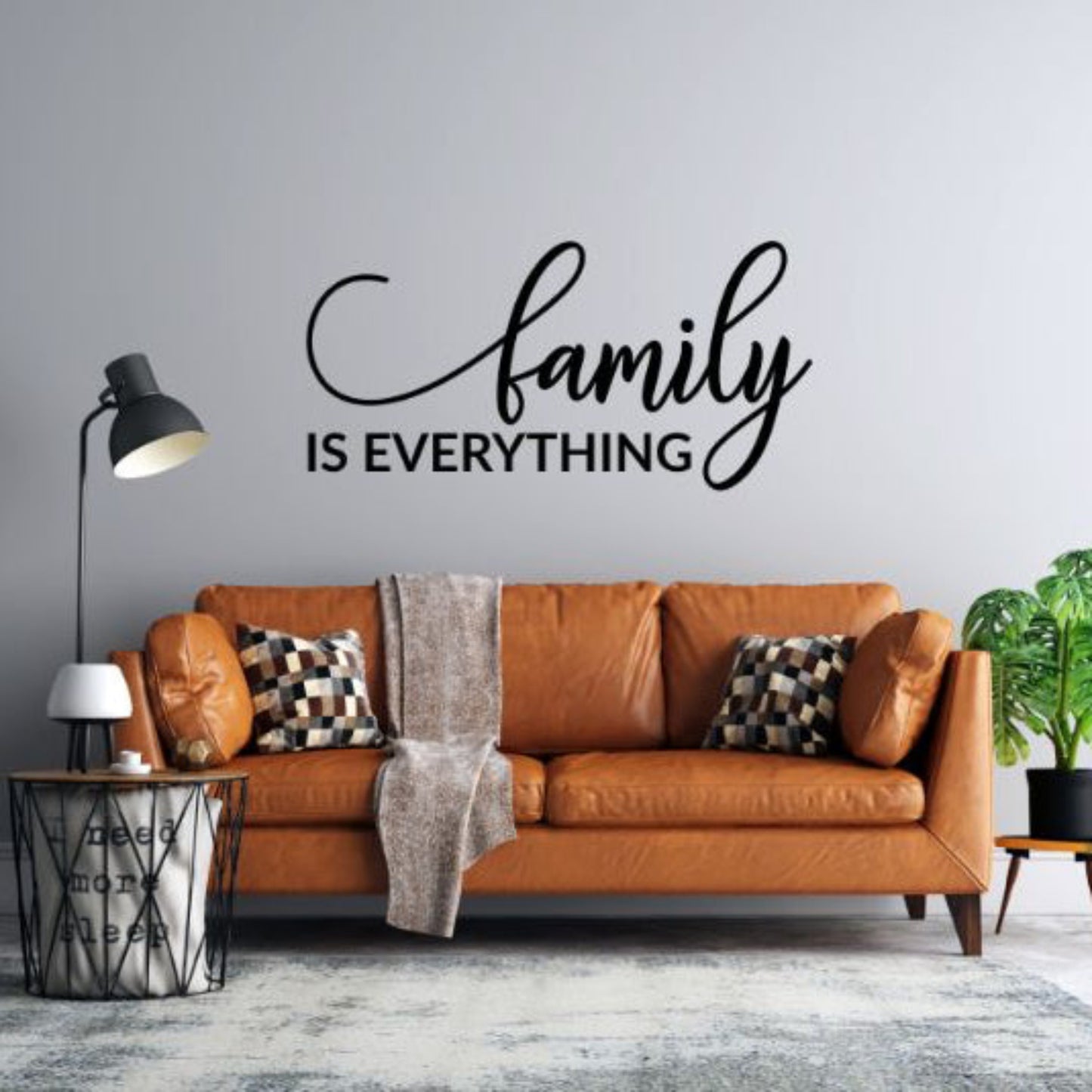 Family Is Everything Wall Quote Vinyl Decal