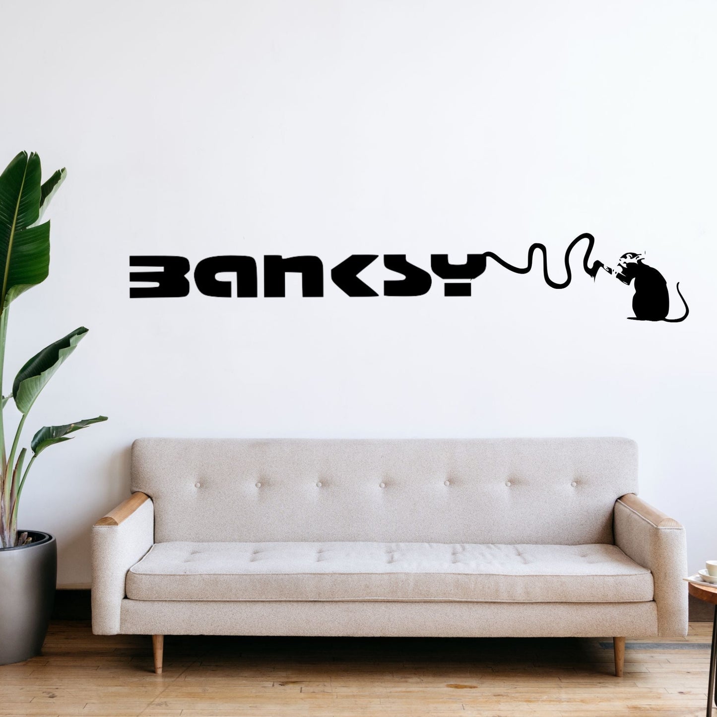 Bansky Vandal - Vinyl Wall Decal | Urban Street Art Style Wall