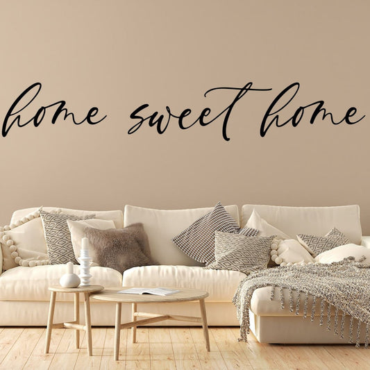 Home Sweet Home – Script Vinyl Wall Decal