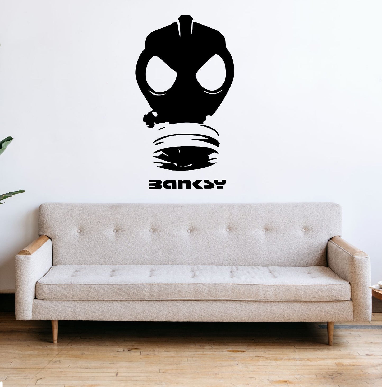 Bansky Smells Like Victory - Vinyl Wall Decal | Urban Street Art Style Wall Sticker