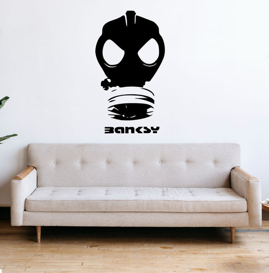 Bansky Smells Like Victory - Vinyl Wall Decal | Urban Street Art Style Wall Sticker