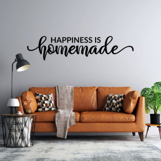 Happiness Is Homemade - Vinyl Wall Decal